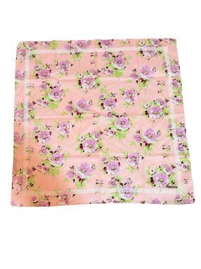 Pink Floral Scarf